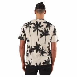 Palm Tree Print T-shirt White*Jack & Jones Discount