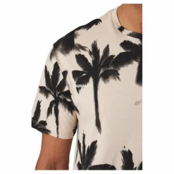 Palm Tree Print T-shirt White*Jack & Jones Discount