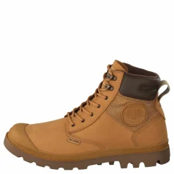 Palladium Pampa Shield Wp+ Lux Amber Gold Guld, Orange och Brun New