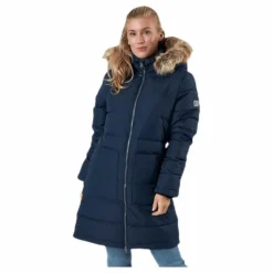 Whistler Paranaque Long Down Parka Jacket Blue Blå Discount