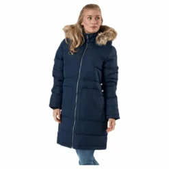 Whistler Paranaque Long Down Parka Jacket Blue Blå Discount