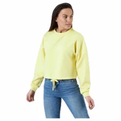 Only Pastel L/S O-Neck Swt Green Grön Outlet