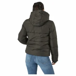 Pcbee New Short  Puffer Jacket Black Olive*Pieces Online