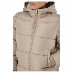 Pcbee New Short  Puffer Jacket Silver Mink*Pieces Hot