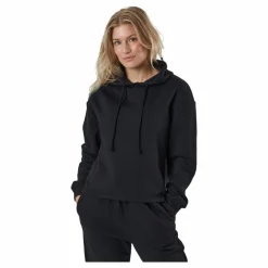 Pieces Pcchilli Ls Hoodie Noos Bc Black Svart Best