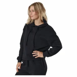 Pieces Pcchilli Ls Hoodie Noos Bc Black Svart Best