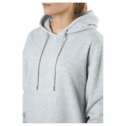 Pieces Pcchilli Ls Sweat Dress Bc Light Grey Melange Grå Clearance