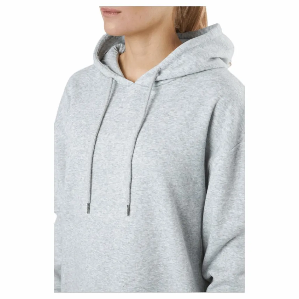 Pieces Pcchilli Ls Sweat Dress Bc Light Grey Melange Grå Clearance