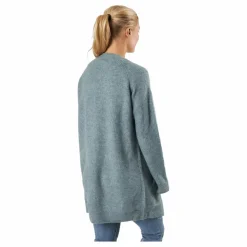 Pcellen Ls Long Knit Cardigan  Trooper*Pieces Best