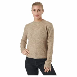 Pcellen Ls O-neck Knit Bc Silver Mink*Pieces Hot