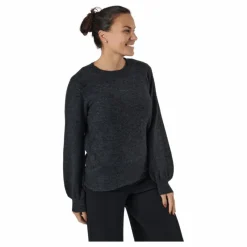 Pcperla Ls  Knit  Bc Dark Grey Melange*Pieces Hot