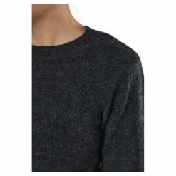 Pcperla Ls  Knit  Bc Dark Grey Melange*Pieces Hot
