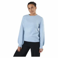 Pcperla Ls  Knit  Bc Kentucky Blue*Pieces Outlet