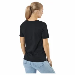 Pieces Pcria Ss V-neck Solid Tee  Bc Black Svart Hot