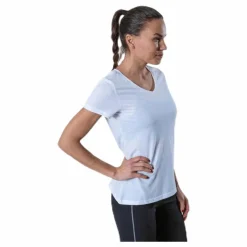Performance Athl V-Neck Ss Tee White*Only Play Online