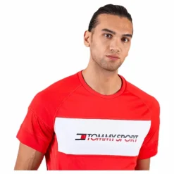 Performance Mesh Tee Red*Tommy Hilfiger Sport Best