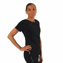 Only Play Performance Run  Ss Tee Black Svart