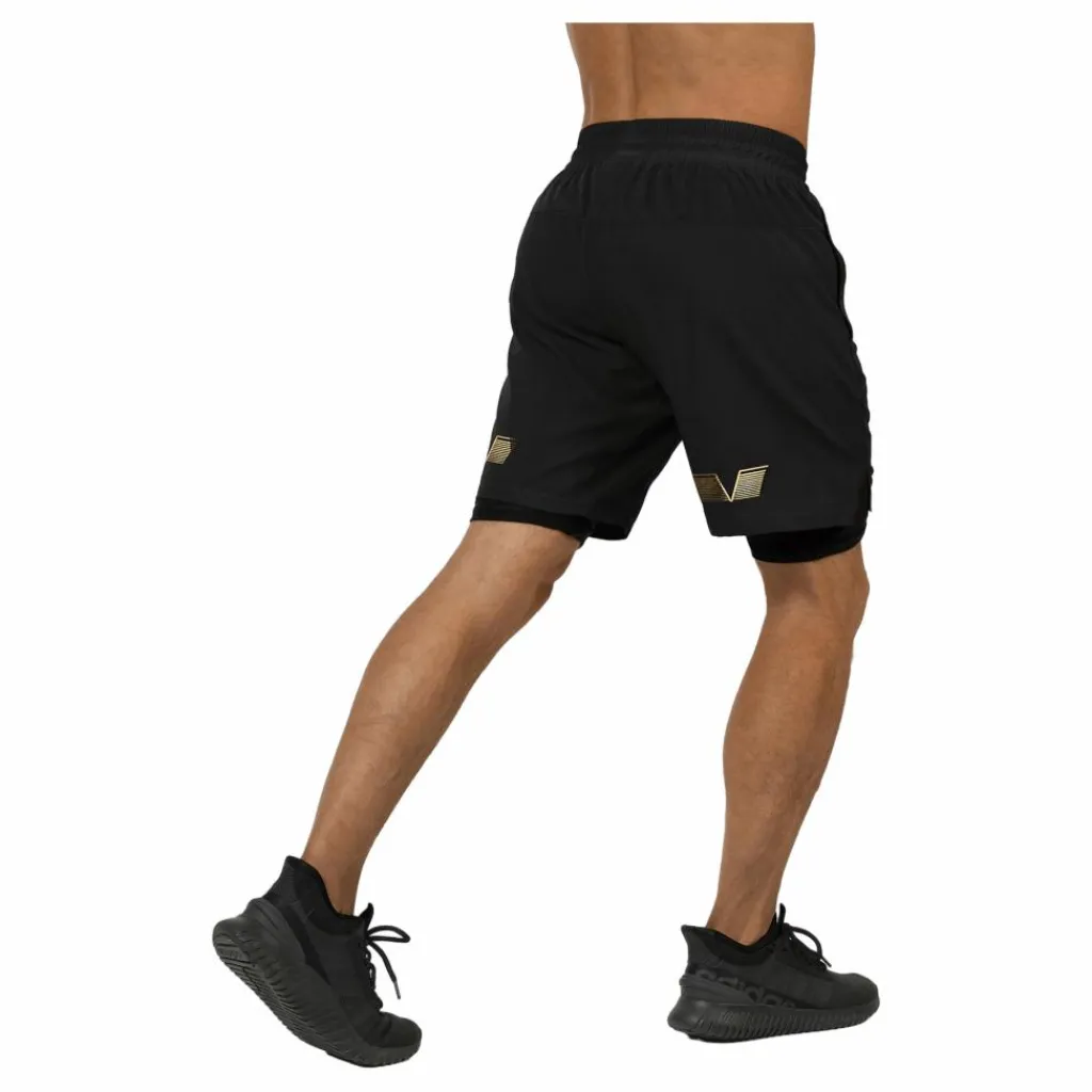 Gavelo Performance Shorts Black&gold Svart New