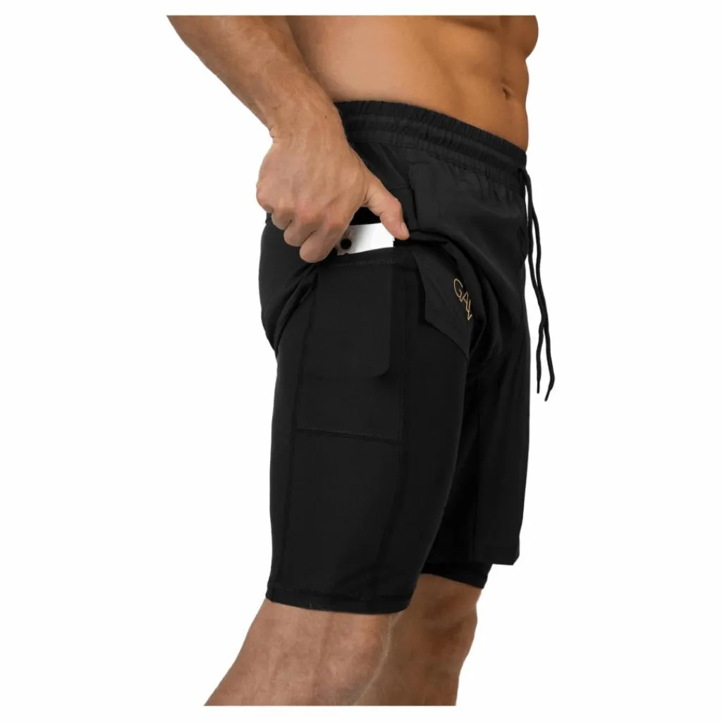 Gavelo Performance Shorts Black&gold Svart New