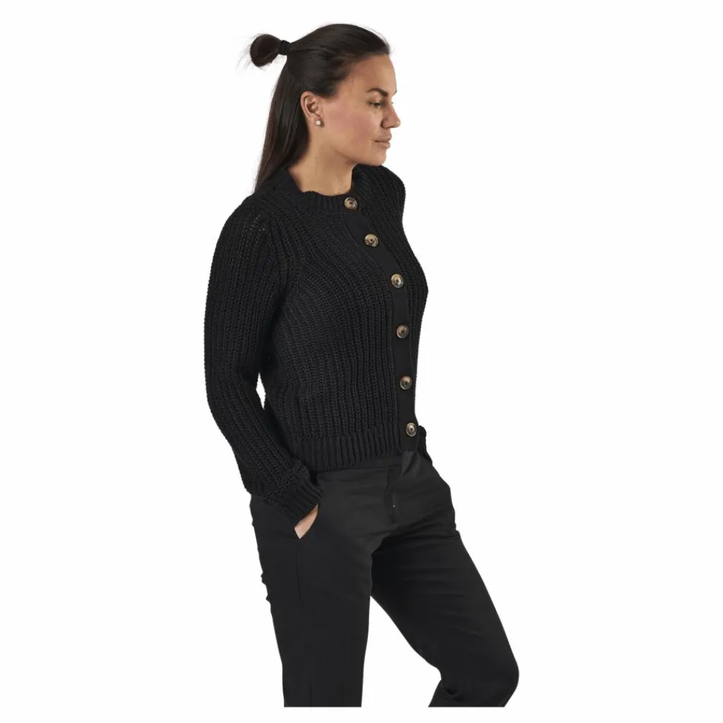 Pieces Petula Ls Knit Cardigan Black Svart