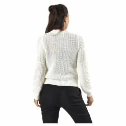 Pieces Petula Ls Knit Cardigan White Vit Sale