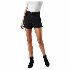 Only Phine Shorts Black Svart Hot