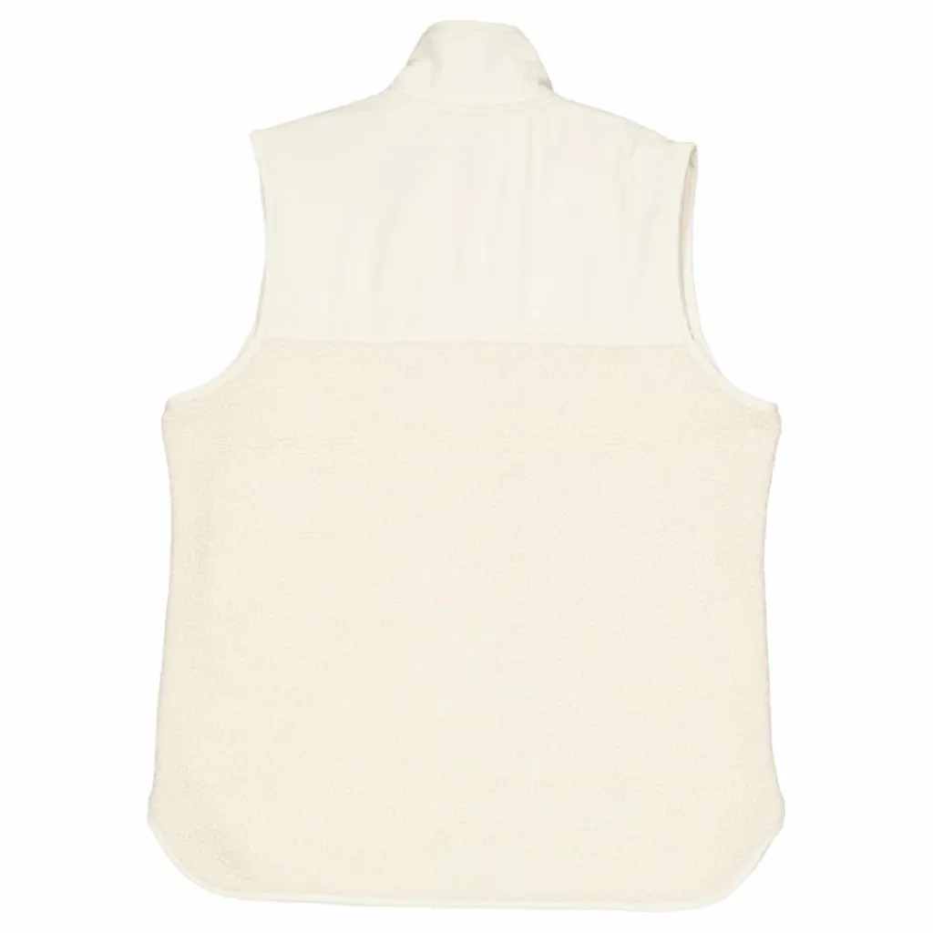 Röhnisch Phoebe Pile Vest Vanilla Ice Vit Online
