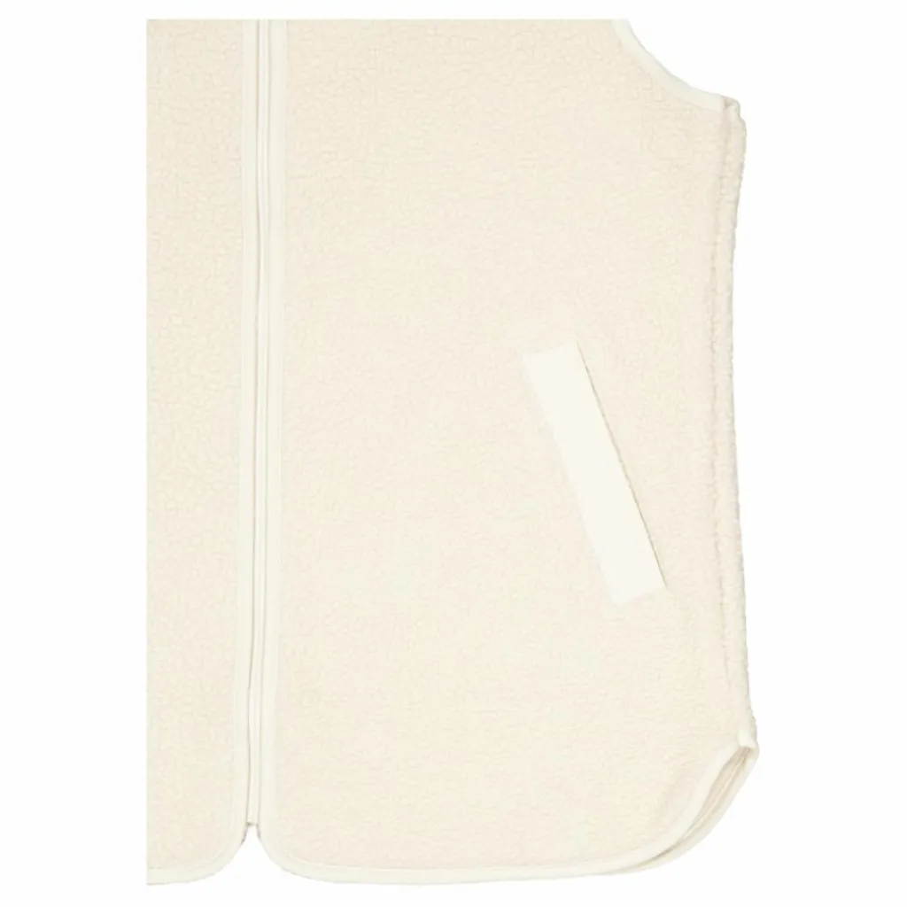 Röhnisch Phoebe Pile Vest Vanilla Ice Vit Online