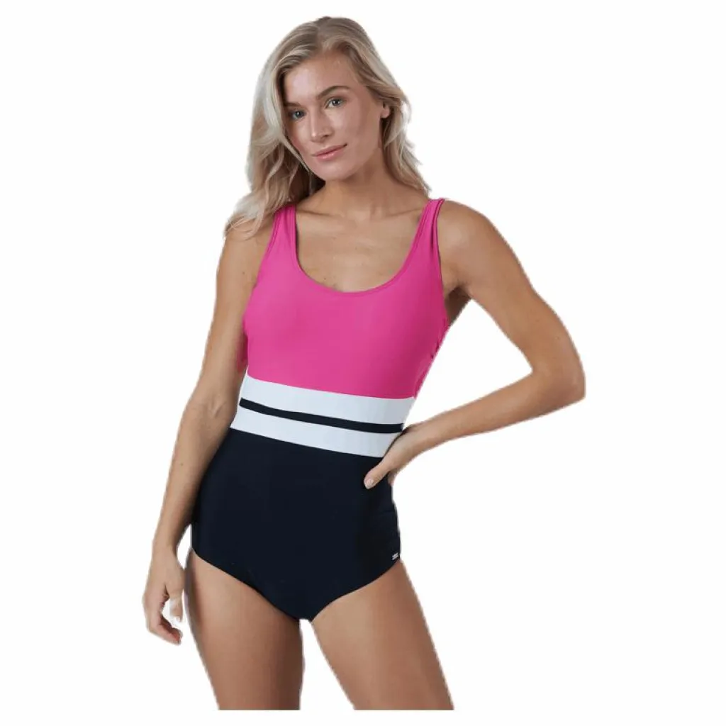 Abecita Piquant Swimsuit Pink/Black Rosa och Svart Clearance