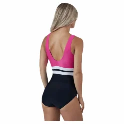 Abecita Piquant Swimsuit Pink/Black Rosa och Svart Clearance