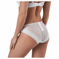 Calvin Klein Pique Lace Bikini Brief White Vit