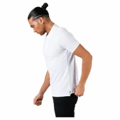 Bread & Boxers Pique Polo Shirt White Vit Best