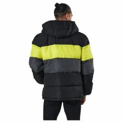 Fila Pirro Blocked Puff Jacket Black-asphalt-sulphur Spring Online