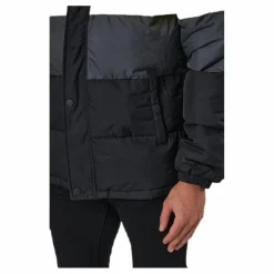 Fila Pirro Blocked Puff Jacket Black-asphalt-sulphur Spring Online