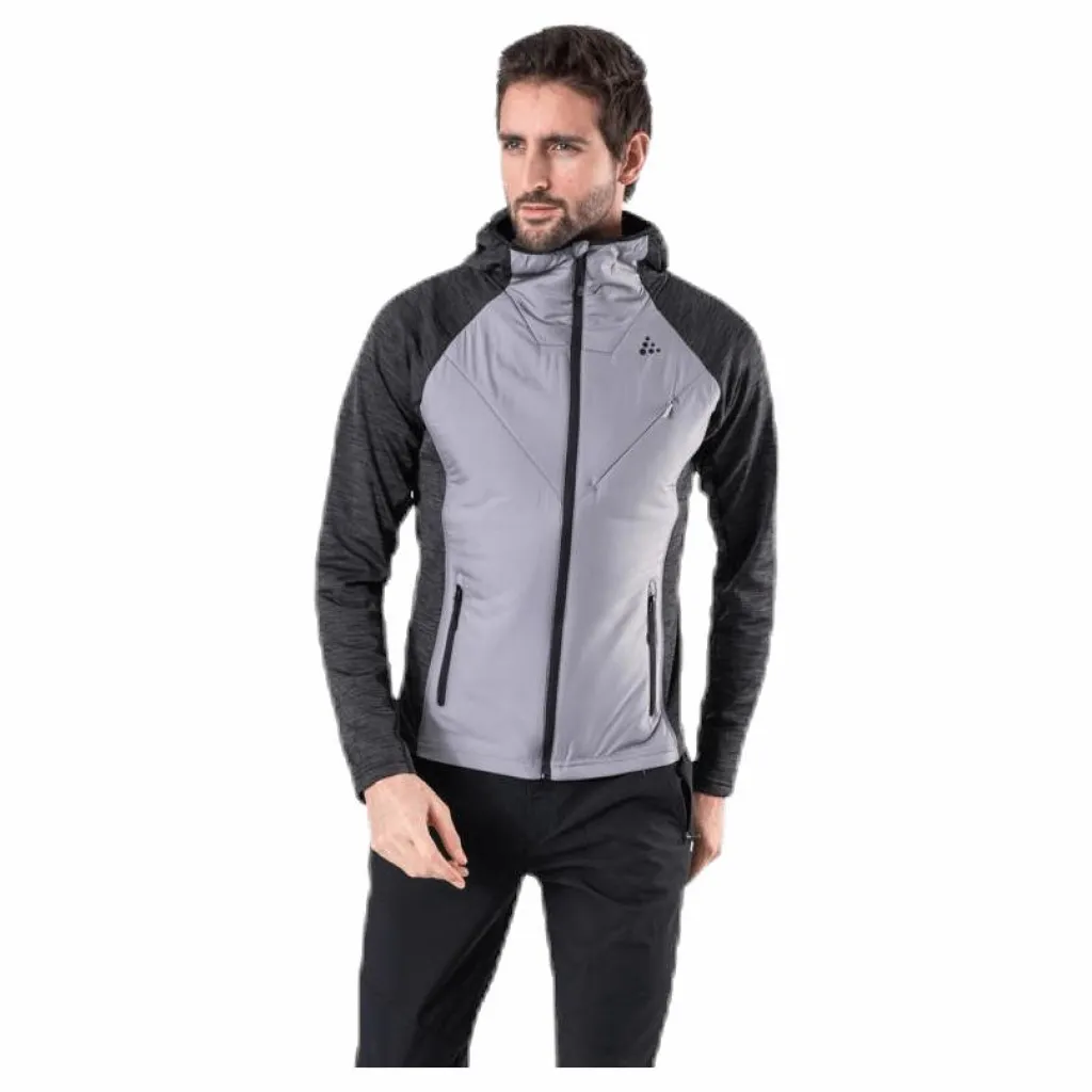 Craft Polar LT PD Midlayer Black/Grey Svart och Grå
