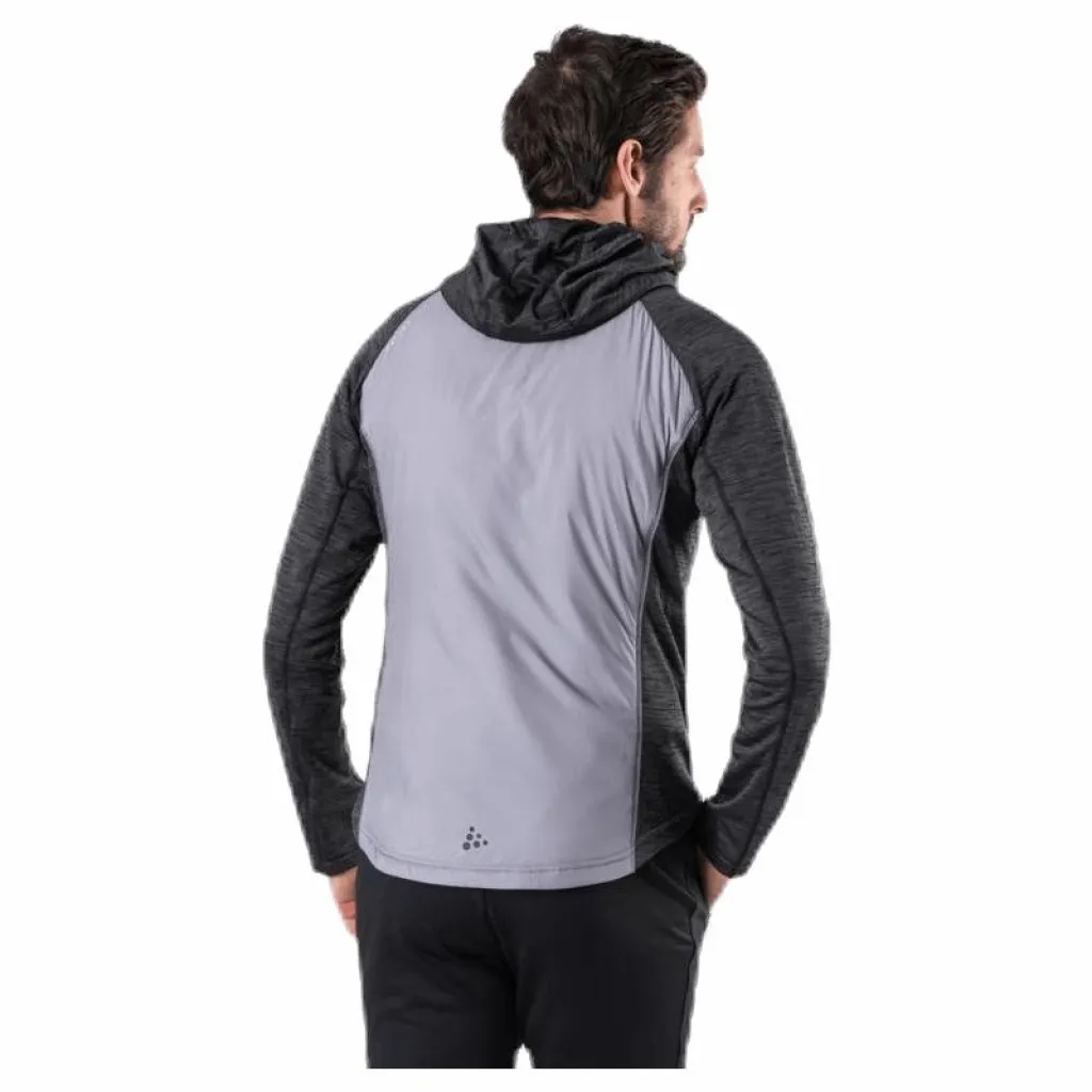 Craft Polar LT PD Midlayer Black/Grey Svart och Grå