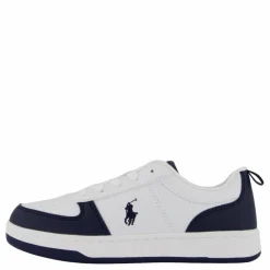 Ralph Lauren Junior Polo Court Ii C-white Tumbled/navy Blå och Vit