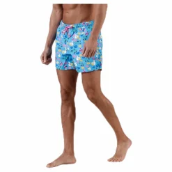 Pool Party Swim Shorts Blue*Happy Socks Outlet