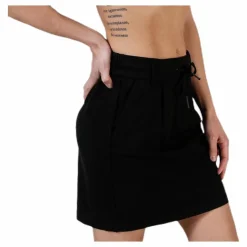 Only Poptrash Easy Skirt Black Svart Outlet