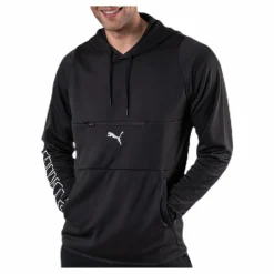 Puma Power Knit Hoodie Black Svart Outlet