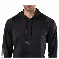 Puma Power Knit Hoodie Black Svart Outlet