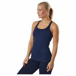 Power Tank Top Navy Blue*Famme New