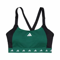adidas Powerimpact Training Medium-Support Techfit Colorblock Bra Collegiate Green Grön Online
