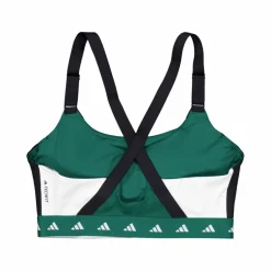 adidas Powerimpact Training Medium-Support Techfit Colorblock Bra Collegiate Green Grön Online