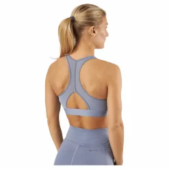 adidas PowerReact Training Medium-Support Bra Silvio Blå Sale