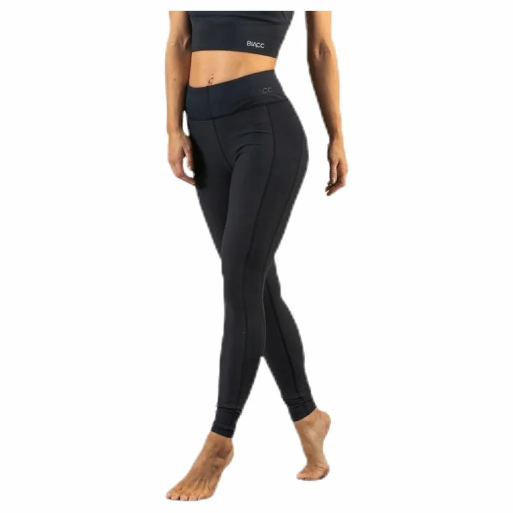 BLACC Prana Rib Tights Black Svart Best