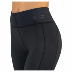 BLACC Prana Rib Tights Black Svart Best