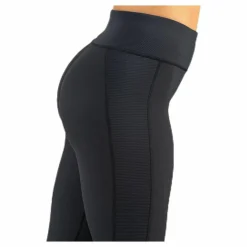 BLACC Prana Rib Tights Black Svart Best