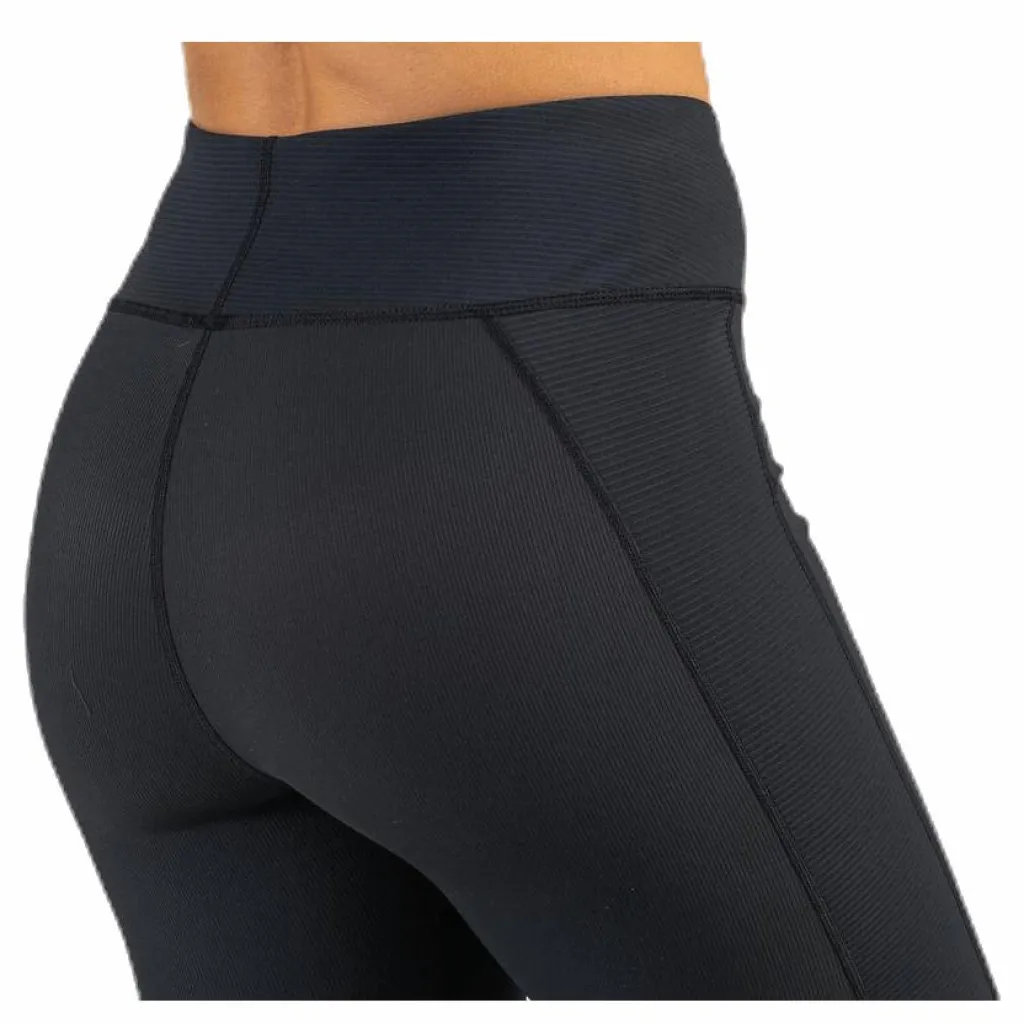 BLACC Prana Rib Tights Black Svart Best