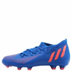 adidas Predator Edge.3 Firm Ground Boots Hi-Res Blue / Turbo / Hi-Res Blue Blå Hot